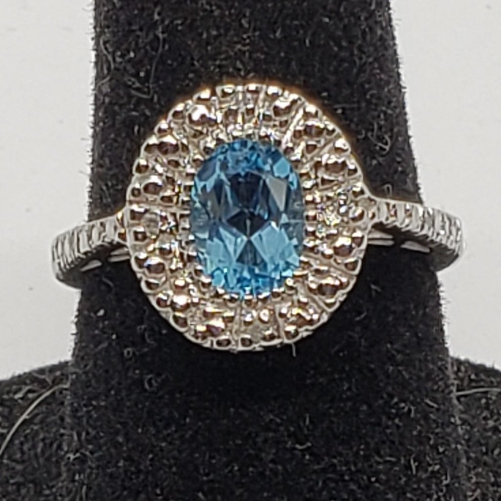 Blue Topaz Ring